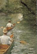 Gustave Caillebotte Racing boat Spain oil painting artist